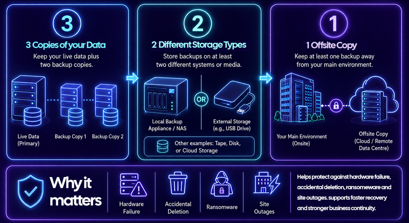 3-2-1 backup rule